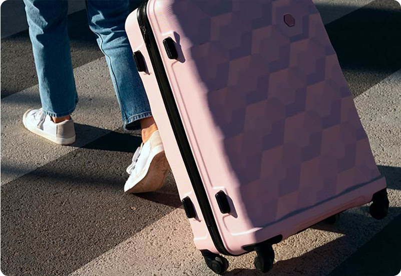 Expat moving to Indonesia with suitcase