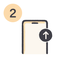 Small illustration of an app upload