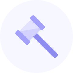 Icon showing a hammer