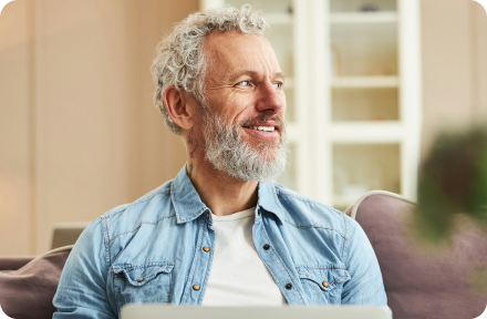 Retiree comparing international health insurance policies 