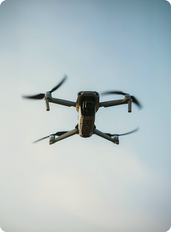 A flying drone