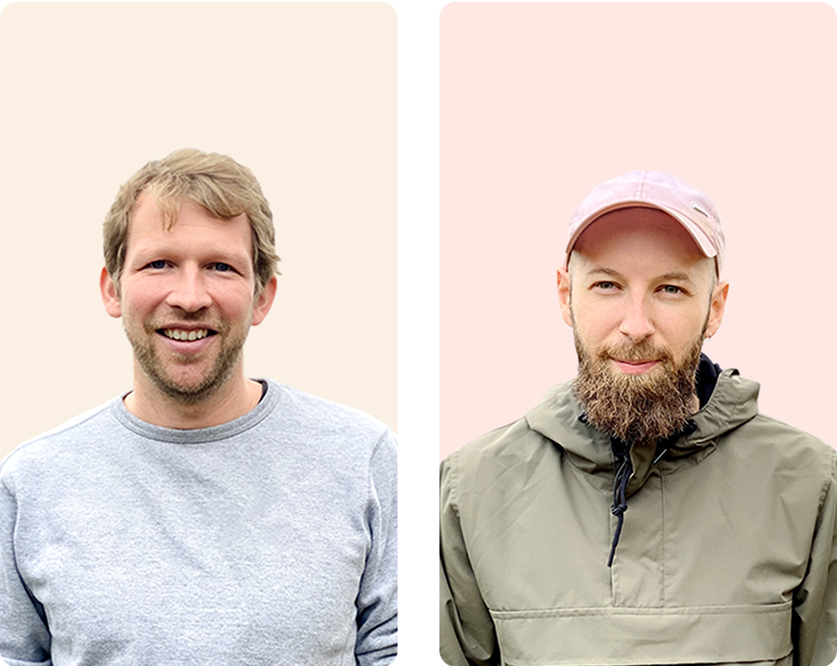 Rob and Vincent, founders of Feather.