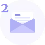 An icon showing a letter.