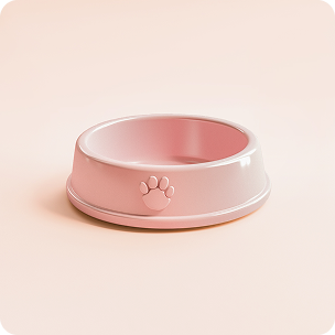 Graphic showing a pet food bowl.