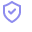 Icon showing shield with check mark
